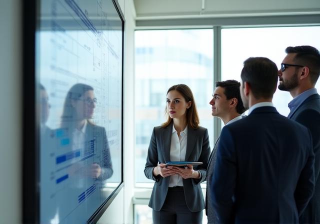 Strategic consulting session in a modern UK office