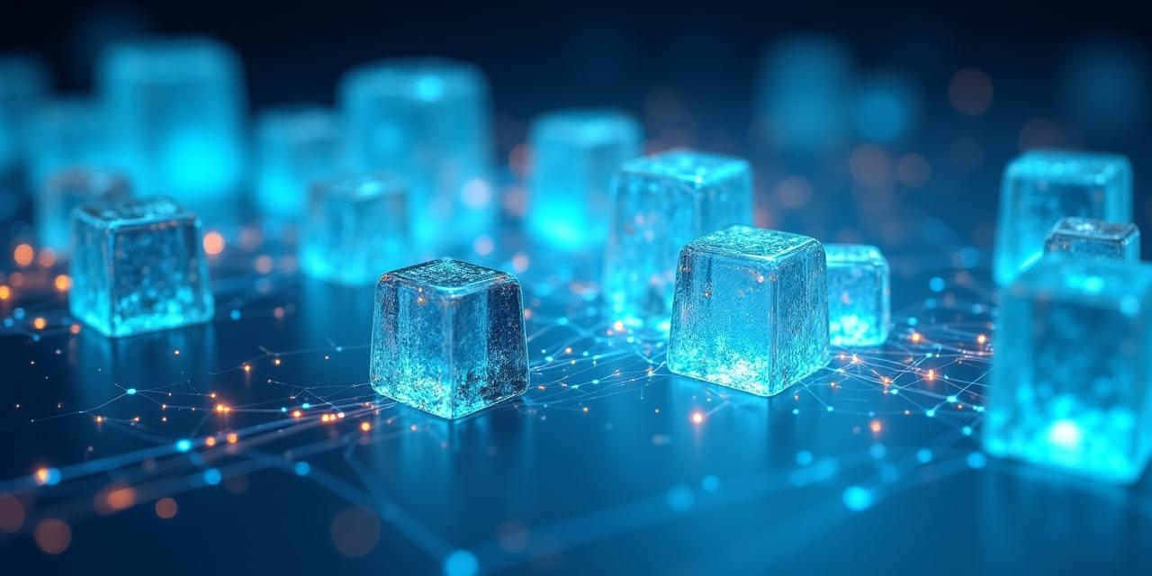 Data security and glacier-inspired resource optimization conceptual background